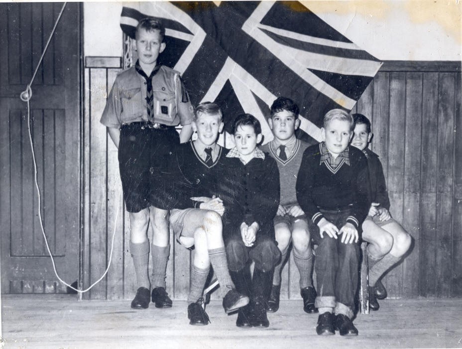 Members of the first 9th Caulfield Troop, 1951–52